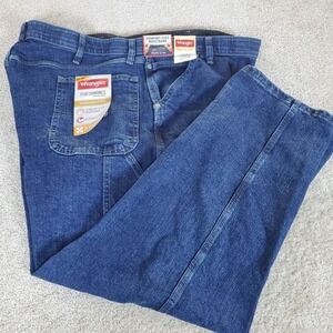 Wrangler Men's Carpenter Jeans Blue Denim 40X30 Actually Measures 41" Waist NWT
